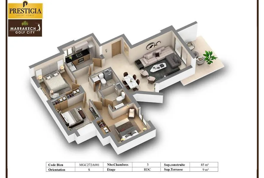 Marrakech Prestigia Apartment Marrakesh